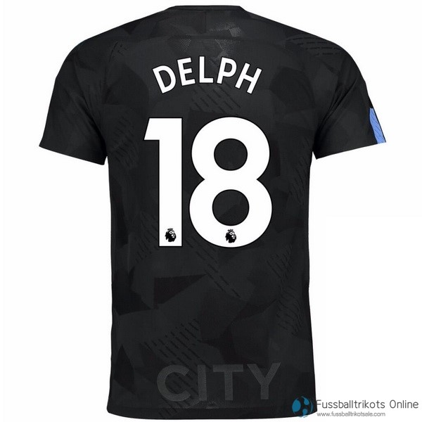 Manchester City Trikot Ausweich Delph 2017-18 Fussballtrikots Günstig